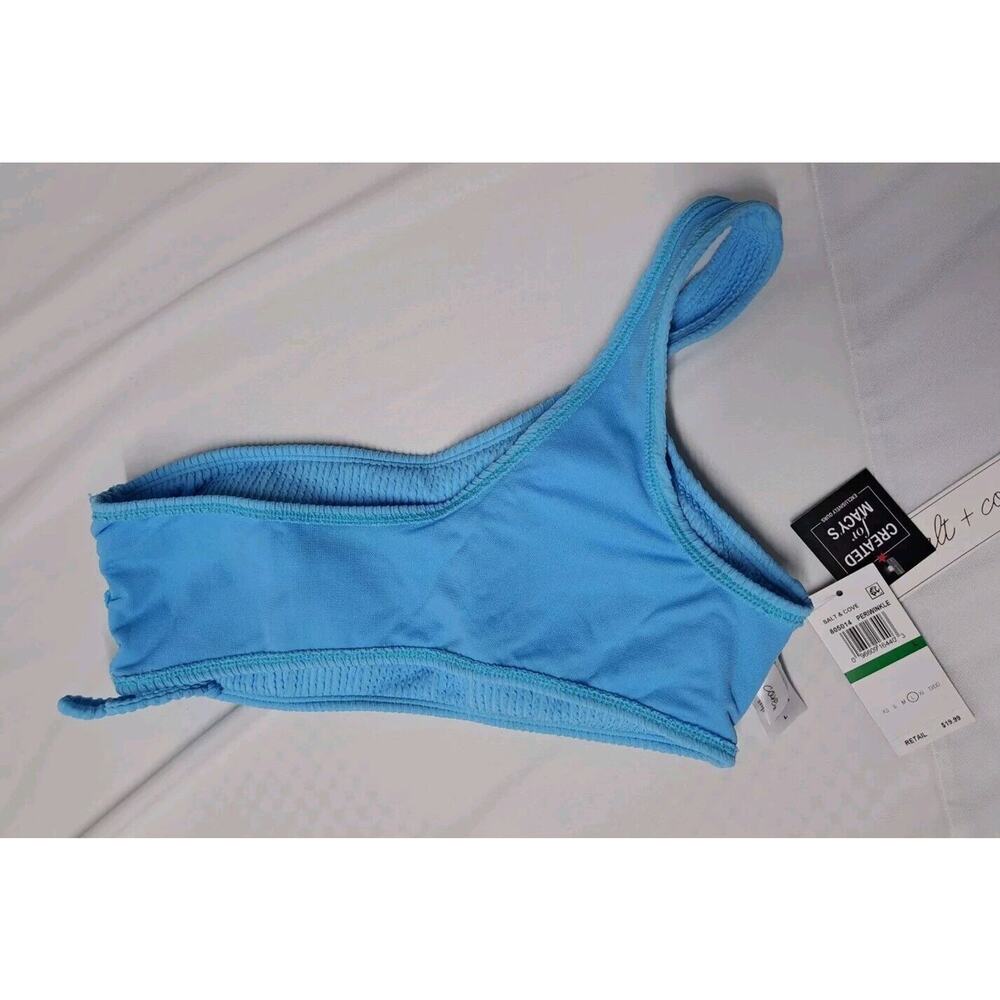Salt +‎ Cove Juniors' Sandy Ribbed One-Shoulder Bikini Top Size L - Picture 9 of 9